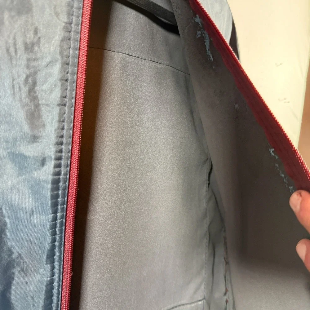 Vintage PALO Suit Garment‎ Bag Navy/Burgundy 45